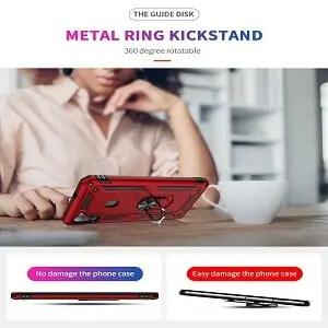 For Samsung Galaxy A32 5G | A32 4G Anti Scratch Rugged Magnetic Car Mount Ring Shockproof Heavy Duty Cover