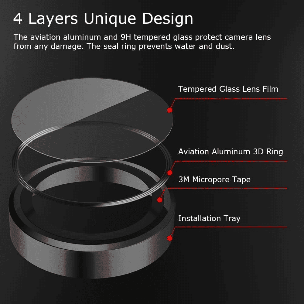 For Samsung Galaxy S23 FE Metal Individual Ring Protector Cover For Camera Lens