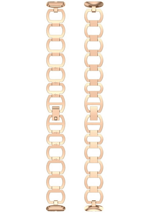 For Fitbit Luxe Stainless Steel Link Wristbands Staps