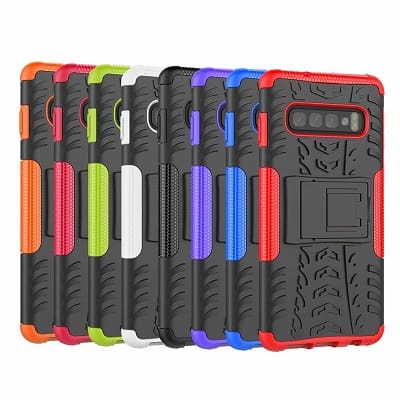 For Samsung Galaxy S10 |Galaxy S10+ /S10 Plus | Galaxy S10E Shockproof Heavy Duty Tough Kickstand Strong Case Cover