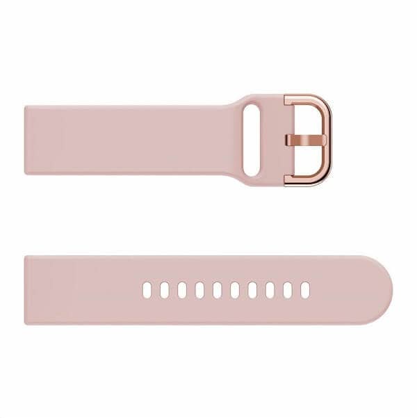 Garmin Vivoactive 3 Silicone Wristband Adjustable Silicone Rubber Watch Band Kit (Rose Gold)