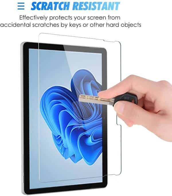 [2 Pack] Microsoft Surface Go 3/2/1 2021/2020/2018 Tempered Glass Screen Protector Film Guard