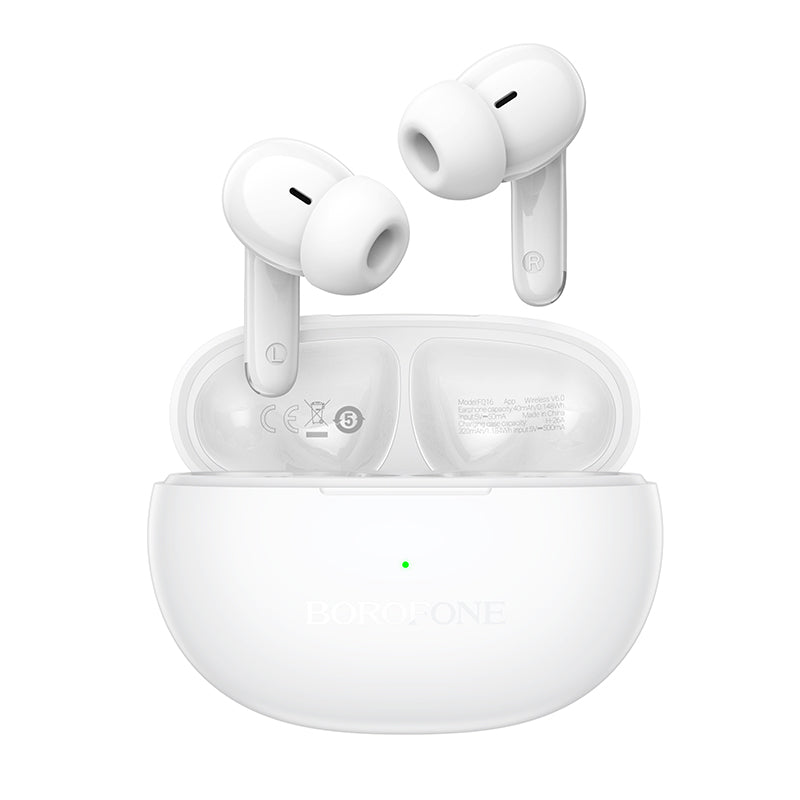BOROFONE FQ16 AI Translation Wireless Earbuds, Real-Time 134-Language Support, ChatGPT, 6-Mic ANC, Deep Bass, App