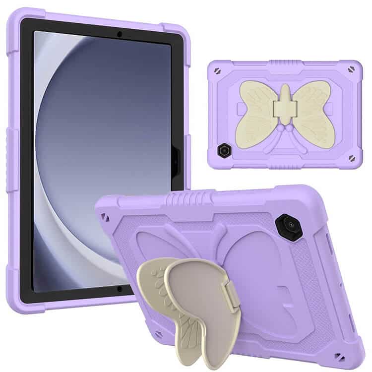 For Samsung Galaxy Tab A9 |Tab A9+ /A9 Plus Butterfly Fancy Shockproof Heavy Duty Kickstand Case Cover