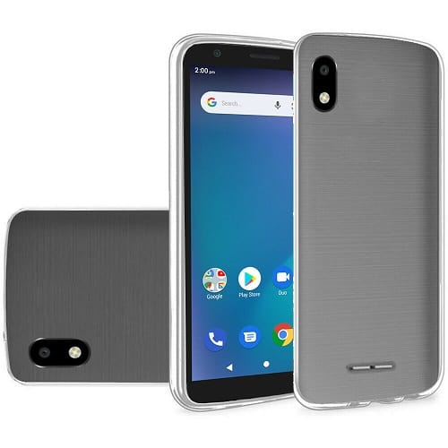 For Telstra Essential Smart 3 Back Case Shockproof Tough Anti knock Heavy Duty Cover (Frosted Clear)