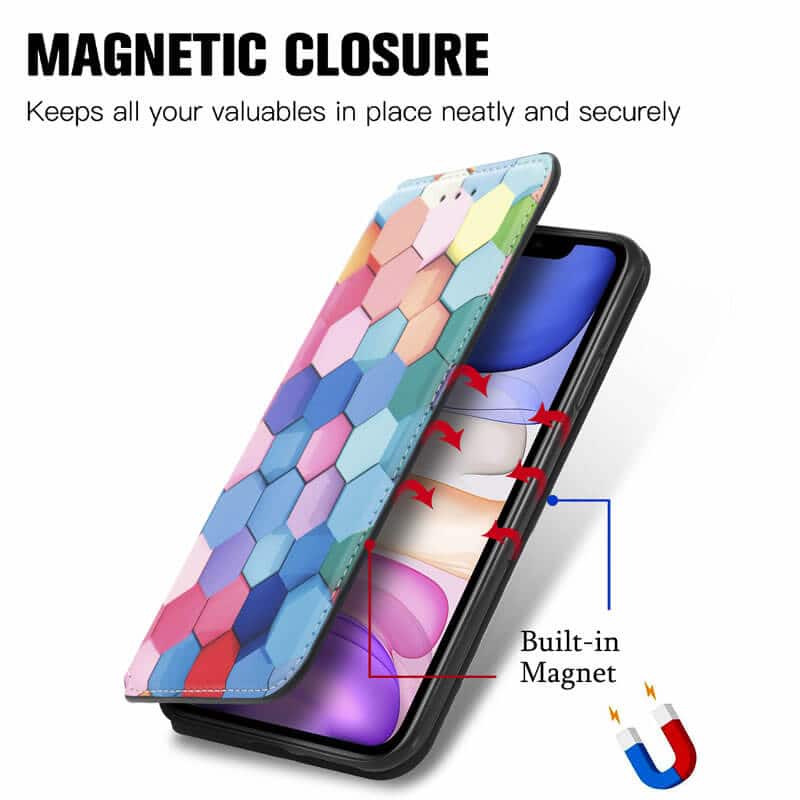 CaseNeo For Apple iPhone 11 /11 Pro / 11 Pro Max Leather Wallet Flip Case With RFID Blocking Credit Card Holder Slots Cover