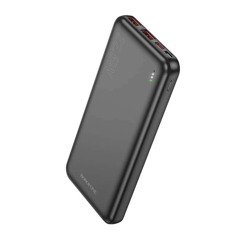 BOROFONE (BJ38) 10000mAh PD 20W Fast Charging 4 Ports (2 USB + 1 Type +1 Micro USB) Portable Power Bank