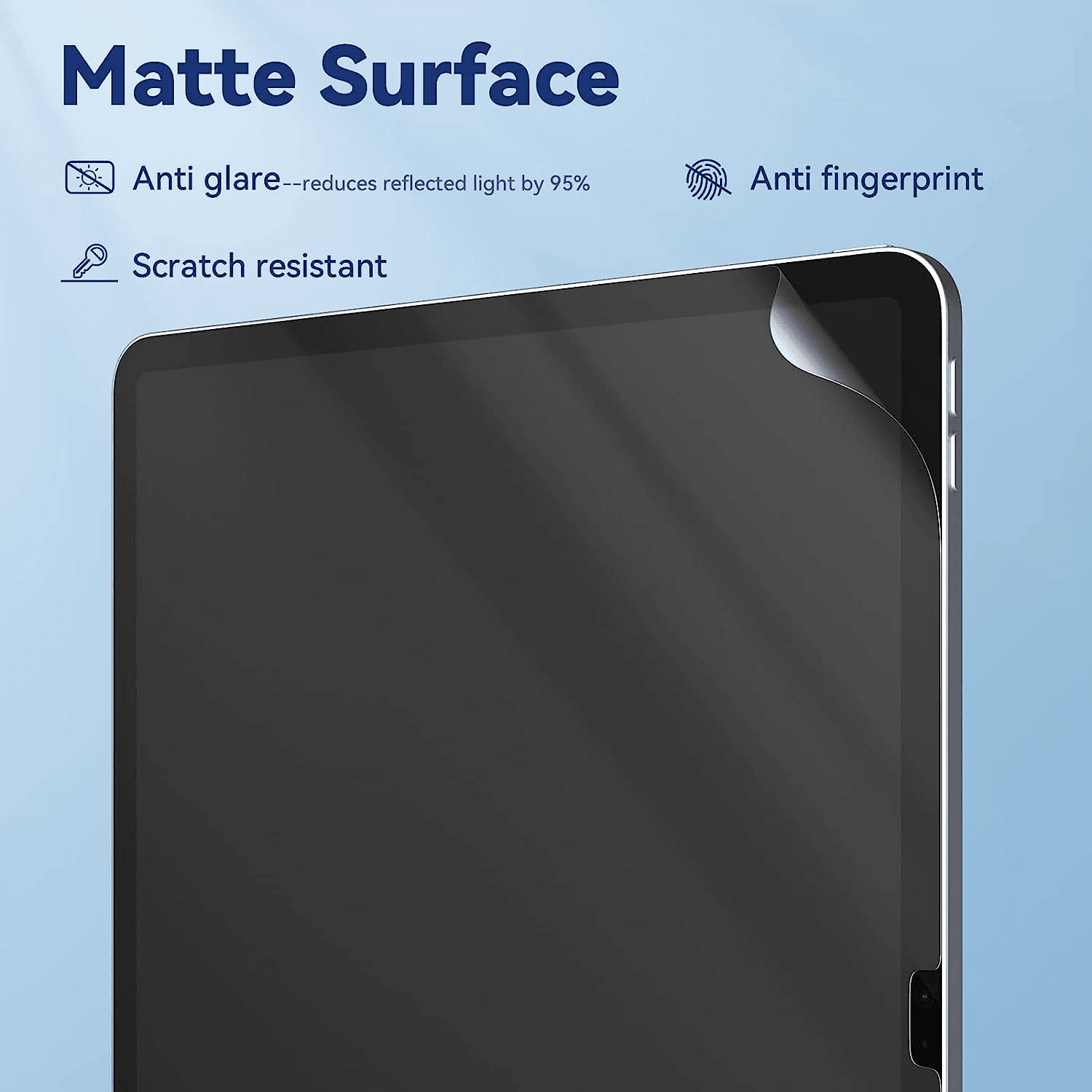 Like Paper Matt Pencil Sketch Film Screen Protector  To Draw Sketch For iPad 10th / 9th / 7th / Air 4 / Air 5 / Pro 11 12.9 2022