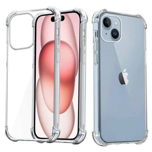 For Apple iPhone 17e/16e /16 Pro/ 16 Pro Max /16 Plus SupRShield Heavy Duty Soft Transparent Air Cushion Shockproof Back Cover