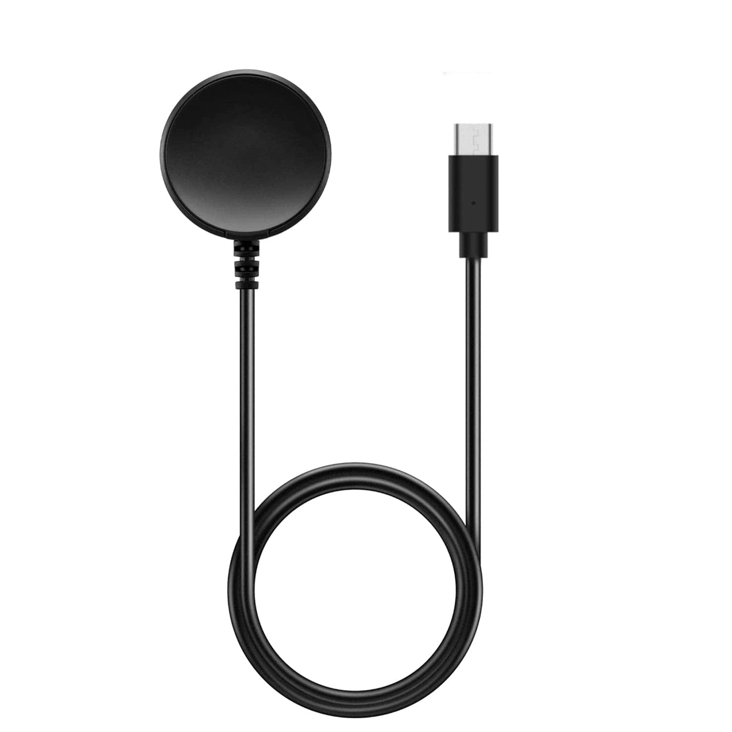 For Samsung Galaxy Watch 6/ 5 Pro/5/4/3/Active 2 Replacement Magnetic USB Type C Charging Charger Cable Cord (Black)