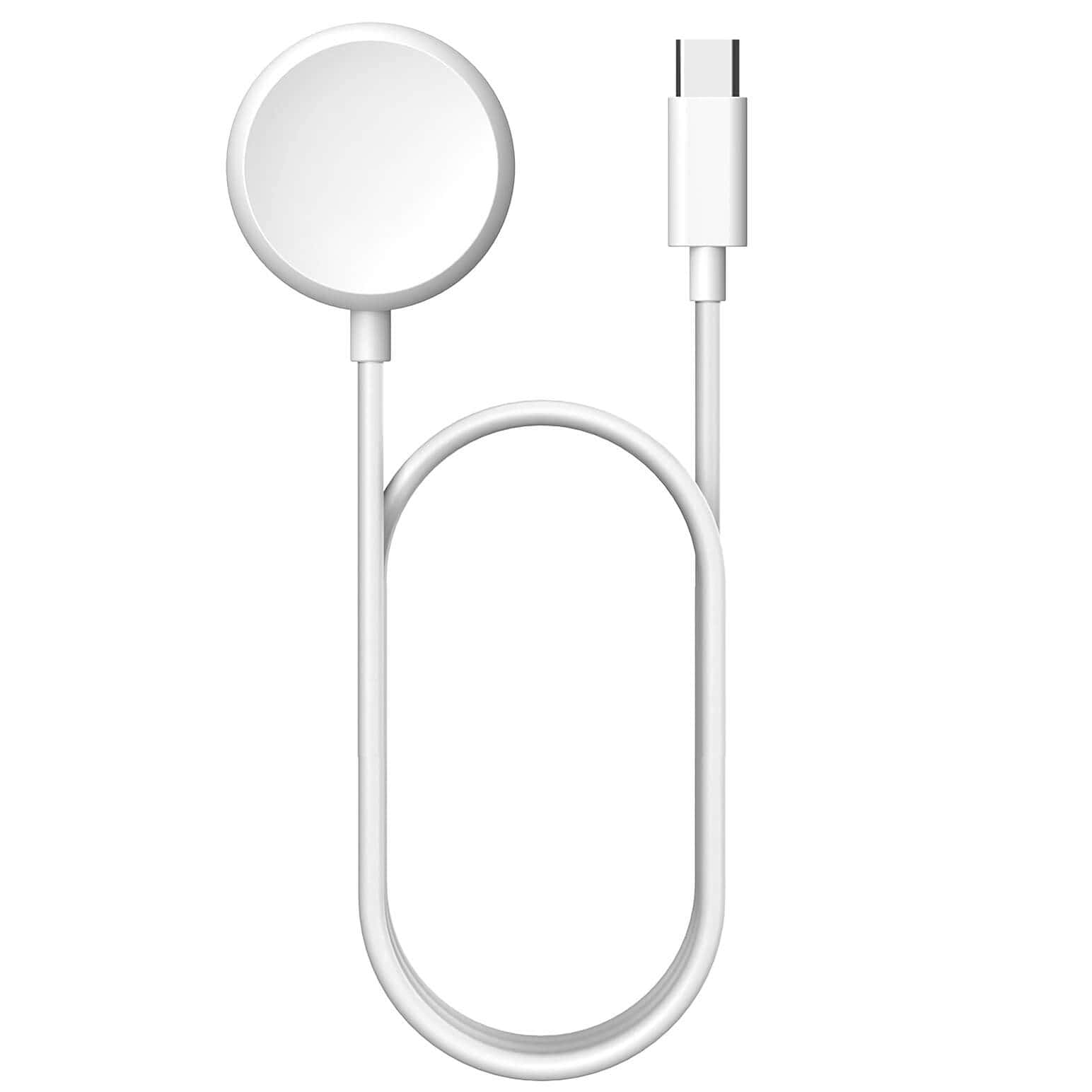 For Google Pixel Watch USB Type C Charging Charger Cable Cord ( White)