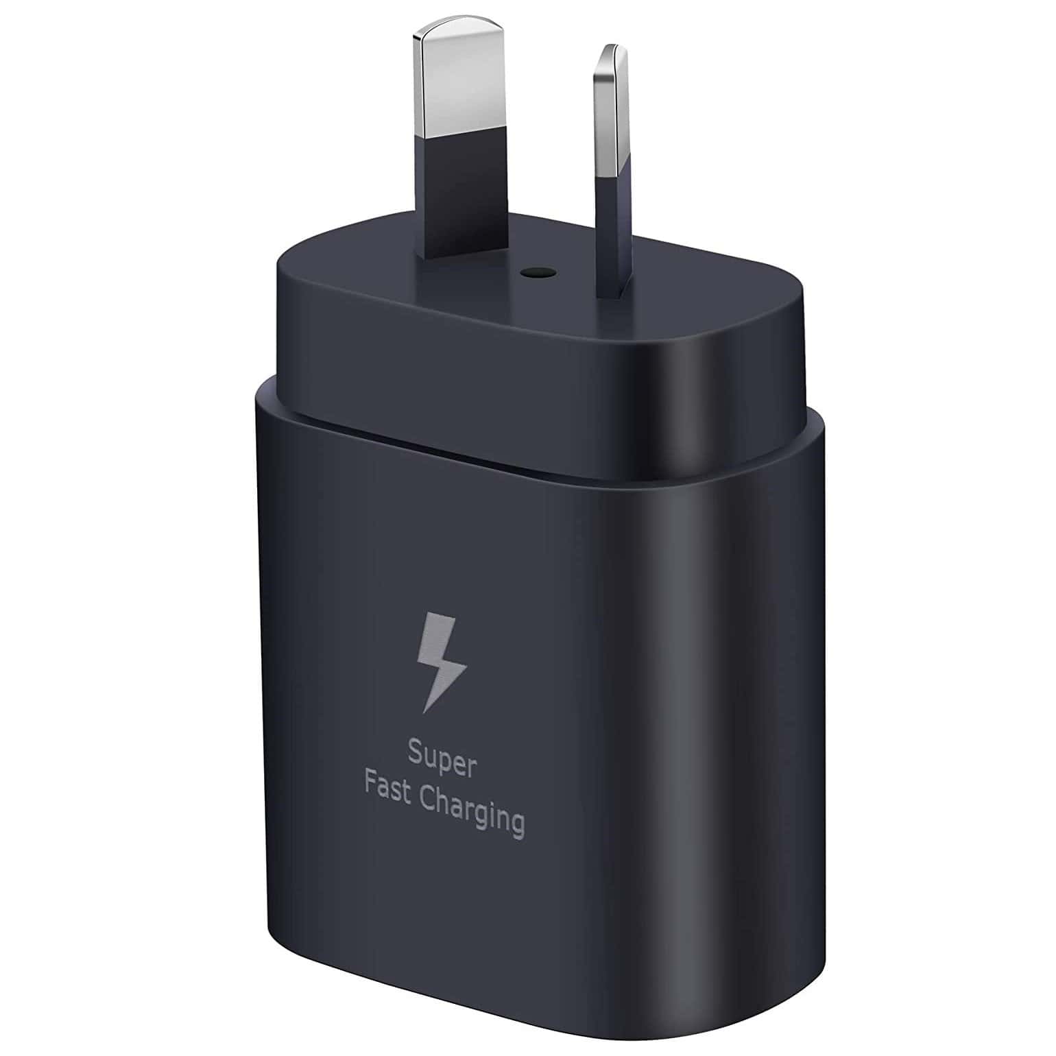 Genuine Official Samsung 25W EP-TA800NBEGAU Super Fast PD USB Type C Wall Charger Plug Adapter (Black)
