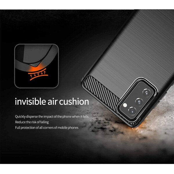 For Samsung Galaxy S20 | S20+ /S20 Plus | S20 Ultra SupRShield Shockproof Heavy Duty Rugged Matte Carbon Fiber Case Cover (Black)