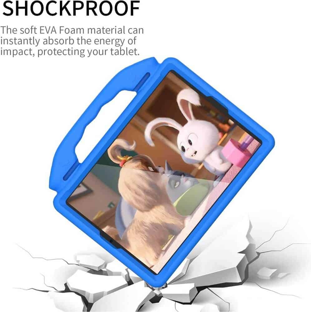 For Apple iPad 9th /8th /7th Gen 10.2 inch Thumbs UP Kids Lightweight Convertible Handle Protective Shockproof Case Cover
