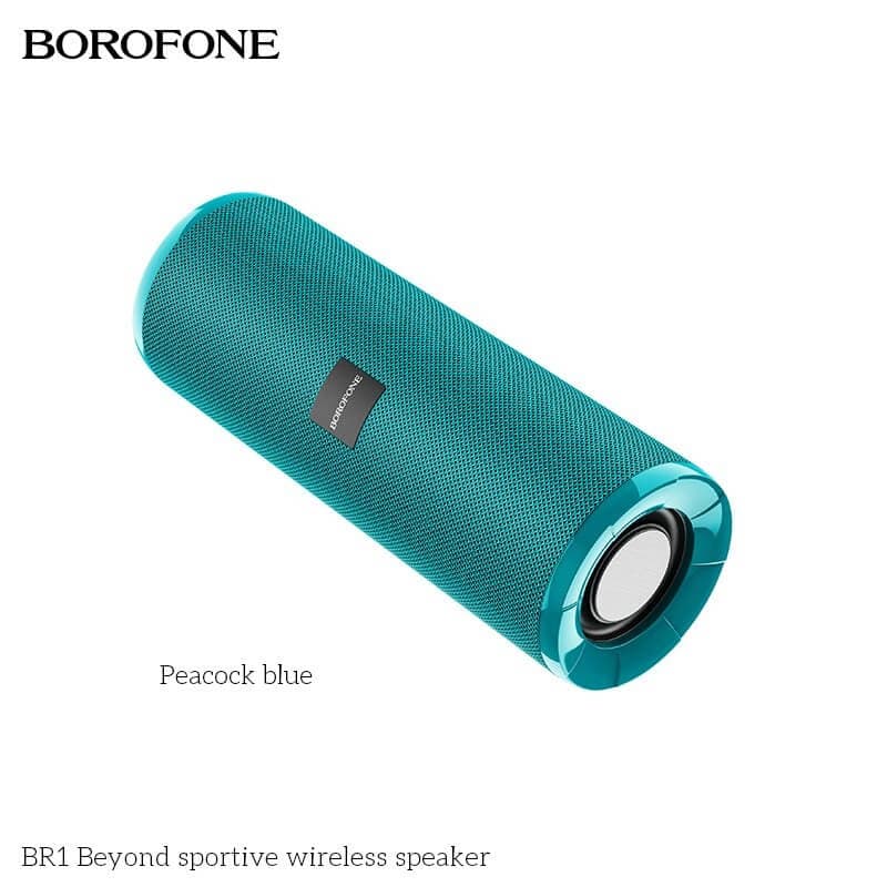 Borofone BR1 Beyond Sportive Bluetooth V5.0 Wireless Speaker (Peacock Blue)