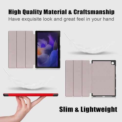 Samsung Galaxy Tab A8 10.5″ SM-X200 /X205 Folio Smart Leather Magnetic Stand Case Cover (Purple)
