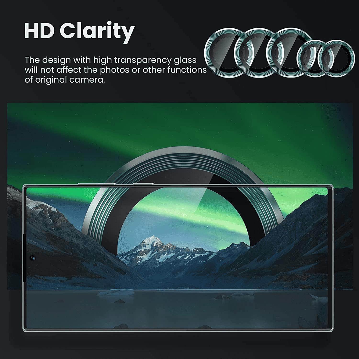 For Samsung Galaxy S23 FE Metal Individual Ring Protector Cover For Camera Lens
