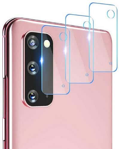 [3 Pack] For Samsung Galaxy S20 Ultra | S20 | S20+ /S20 Plus | S20 FE Camera Lens Tempered Glass Protector Film Guard