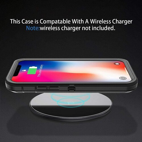 Apple iPhone 11 Pro Case Drop Resistant Defender Tradies Heavy Duty Rugged Shockproof Cover (Black)
