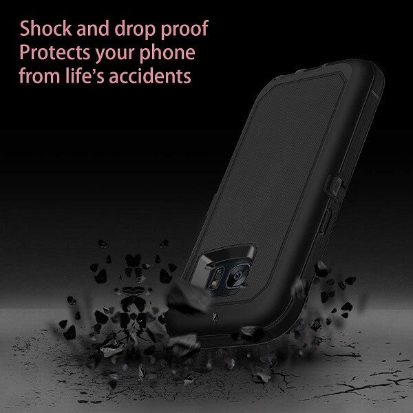 For Samsung Galaxy S7 | S7 Edge Case Drop Resistant Defender Tradies Heavy Duty Rugged Shockproof Tough Cover