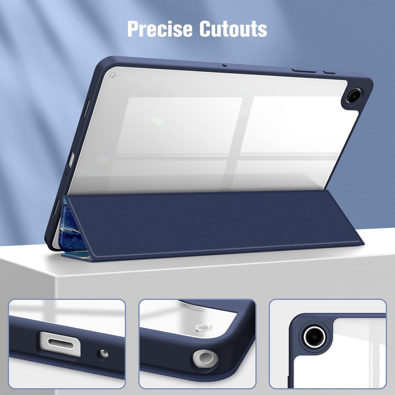 For Samsung Galaxy Tab A11+ Plus New Folio Smart Leather Magnetic Stand Case Cover