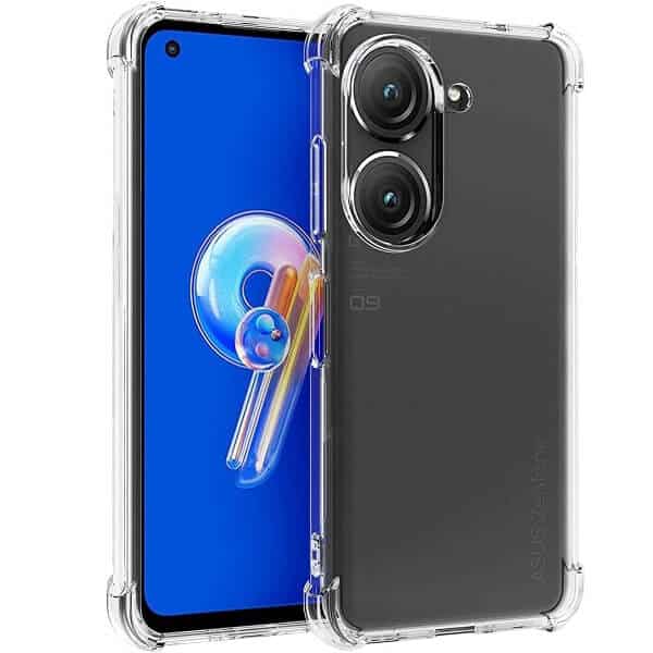 For Asus Zenfone 9 5G Clear Case Shockproof Heavy Duty Gel Air Cushion Cover