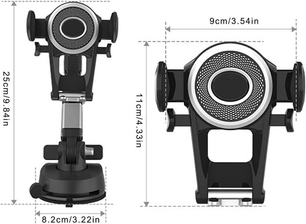For Truck /Car Telescopic Rotatable Cell Phone Mount Holder With Long Arm For Dashboard /Windshield
