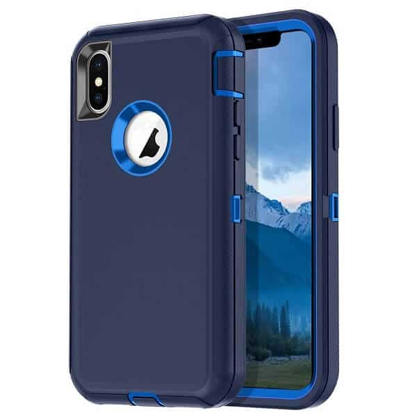 For Apple iPhone X / XS / XS Max / XR Case Drop Resistant Defender Tradies Heavy Duty Rugged Shockproof Tough Cover