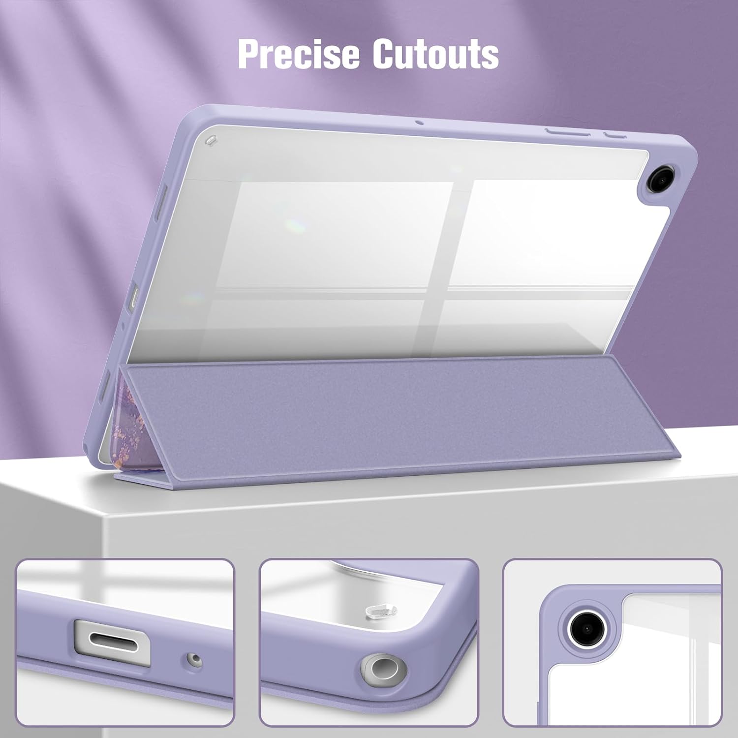 For Samsung Galaxy Tab A11+ Plus New Folio Smart Leather Magnetic Stand Case Cover