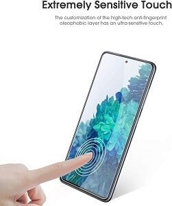 [2 Pack] Samsung Galaxy S20 FE Clear Full Coverage Tempered Glass Screen Protector Film Guard (Clear)