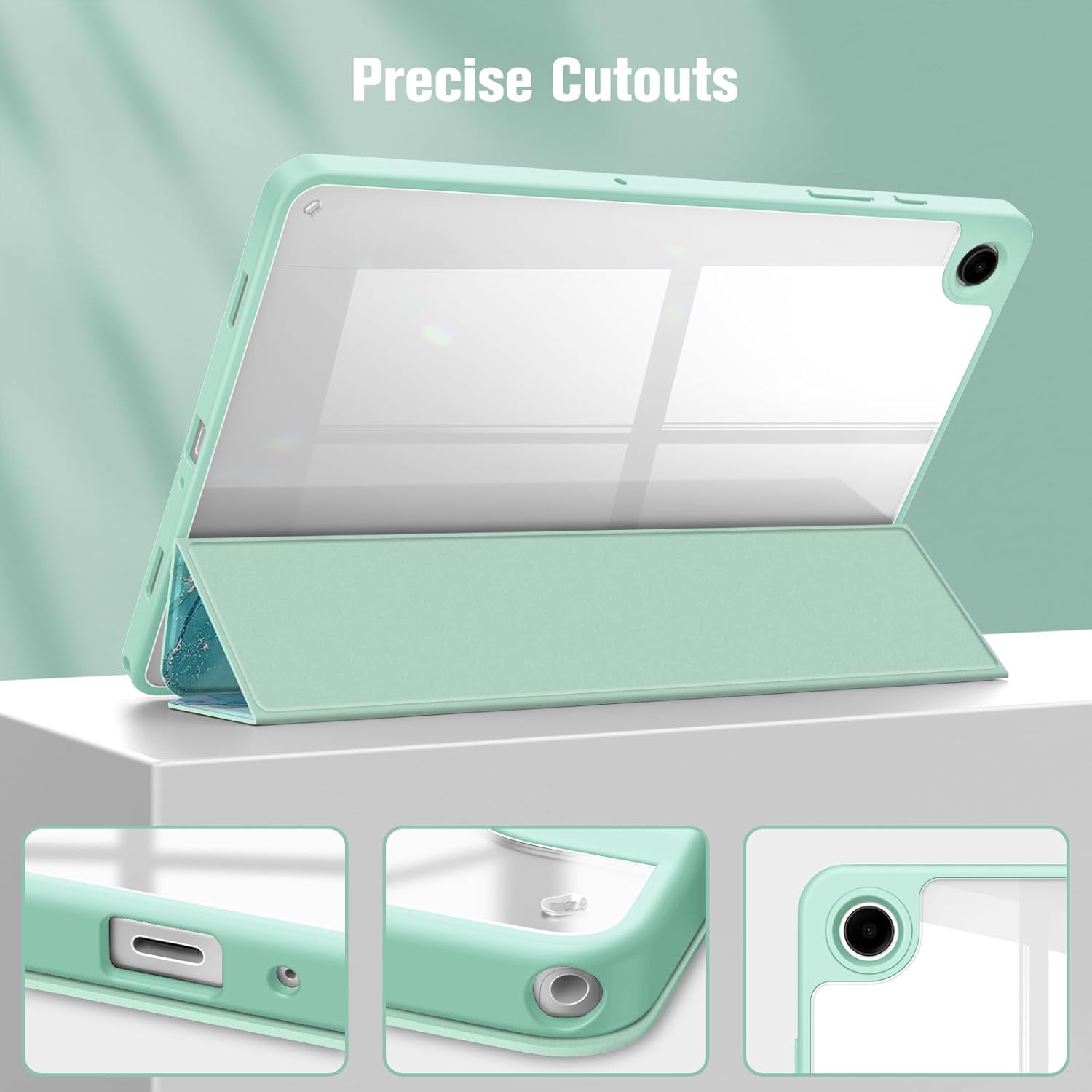 For Samsung Galaxy Tab A11+ Plus New Folio Smart Leather Magnetic Stand Case Cover