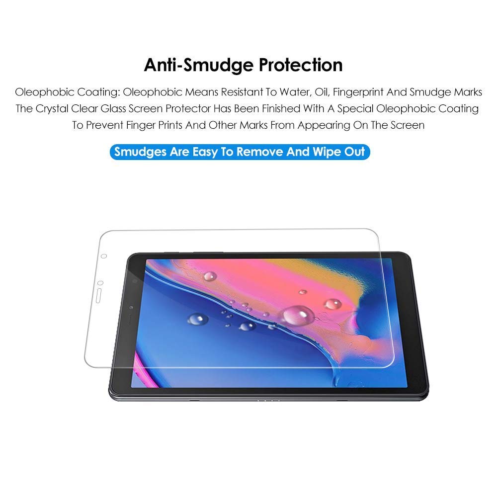 (2 Pack) Samsung Galaxy Tab A 10.1 inch 2019 SM-T510 /T515 Tempered Glass LCD Screen Protector Film Guard