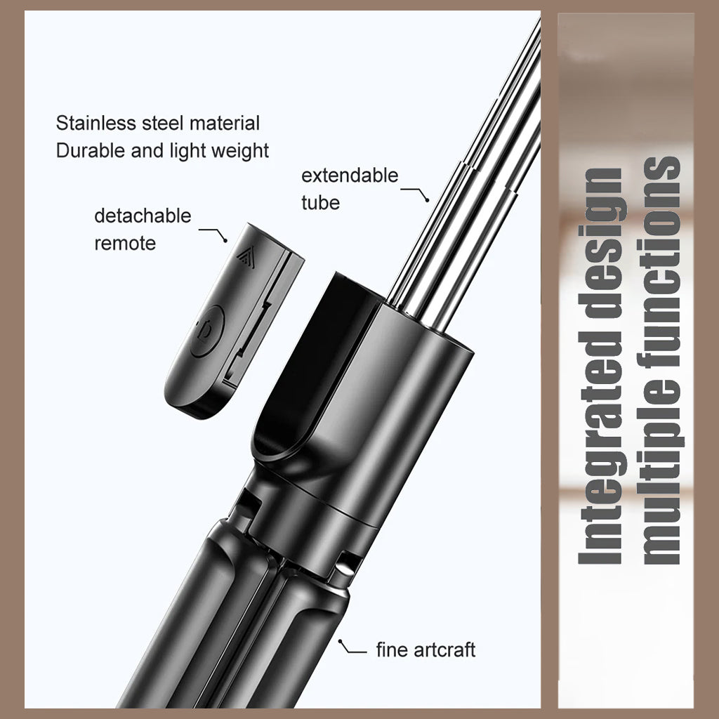 Selfie Stick Tripod Extendable Wireless Bluetooth Remote Portable Smartphone Tripod Stand Mount for IOS Android phone