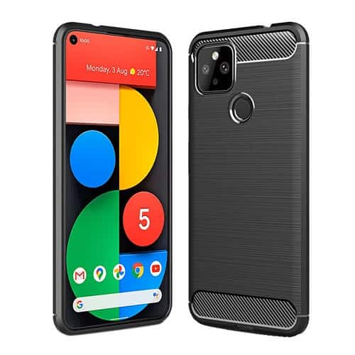 Google Pixel 5 5G Shockproof Case Heavy Duty Rugged Anti Knock Cover (Black)