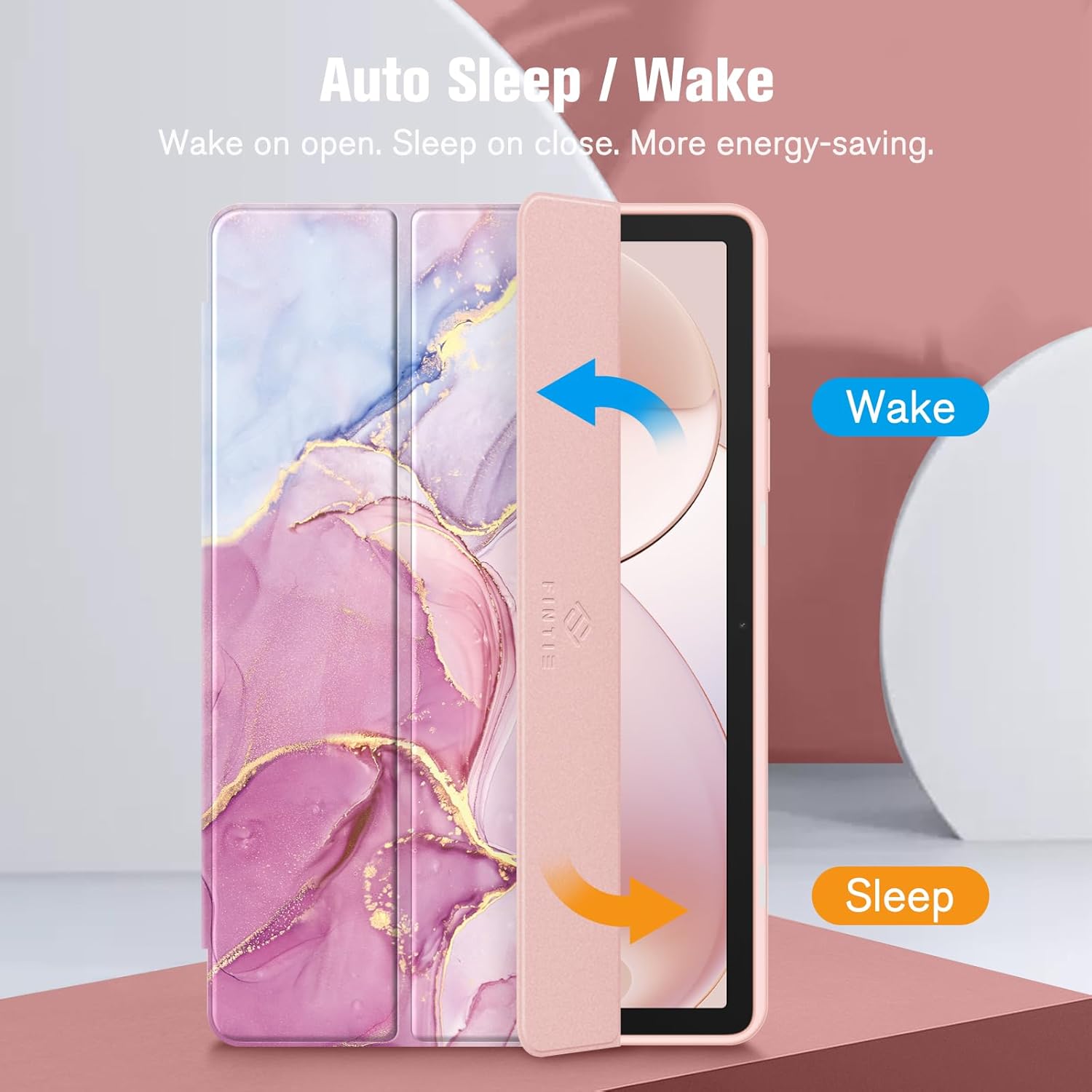 For Samsung Galaxy Tab A11+ Plus New Folio Smart Leather Magnetic Stand Case Cover