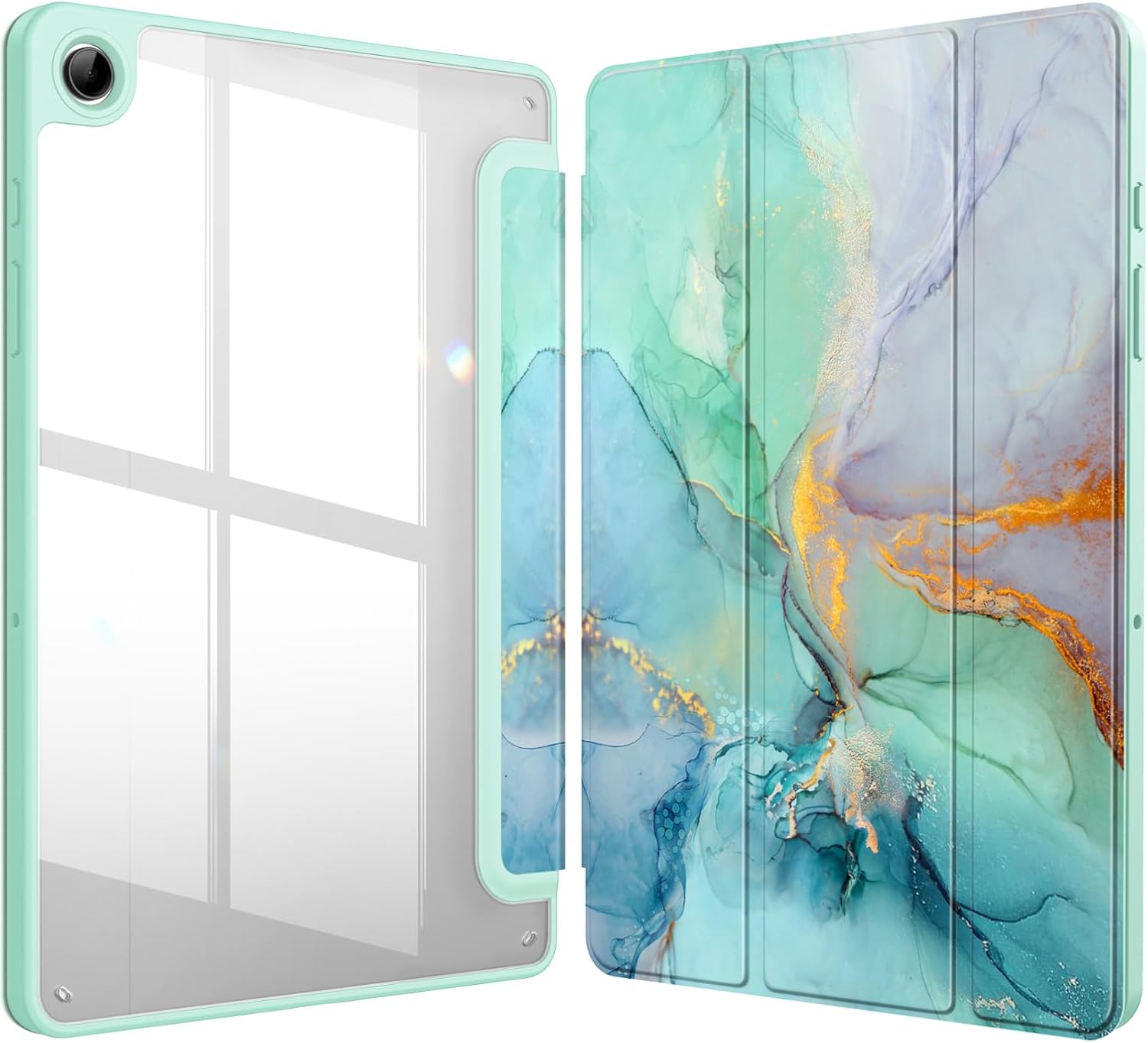 For Samsung Galaxy Tab A11+ Plus New Folio Smart Leather Magnetic Stand Case Cover