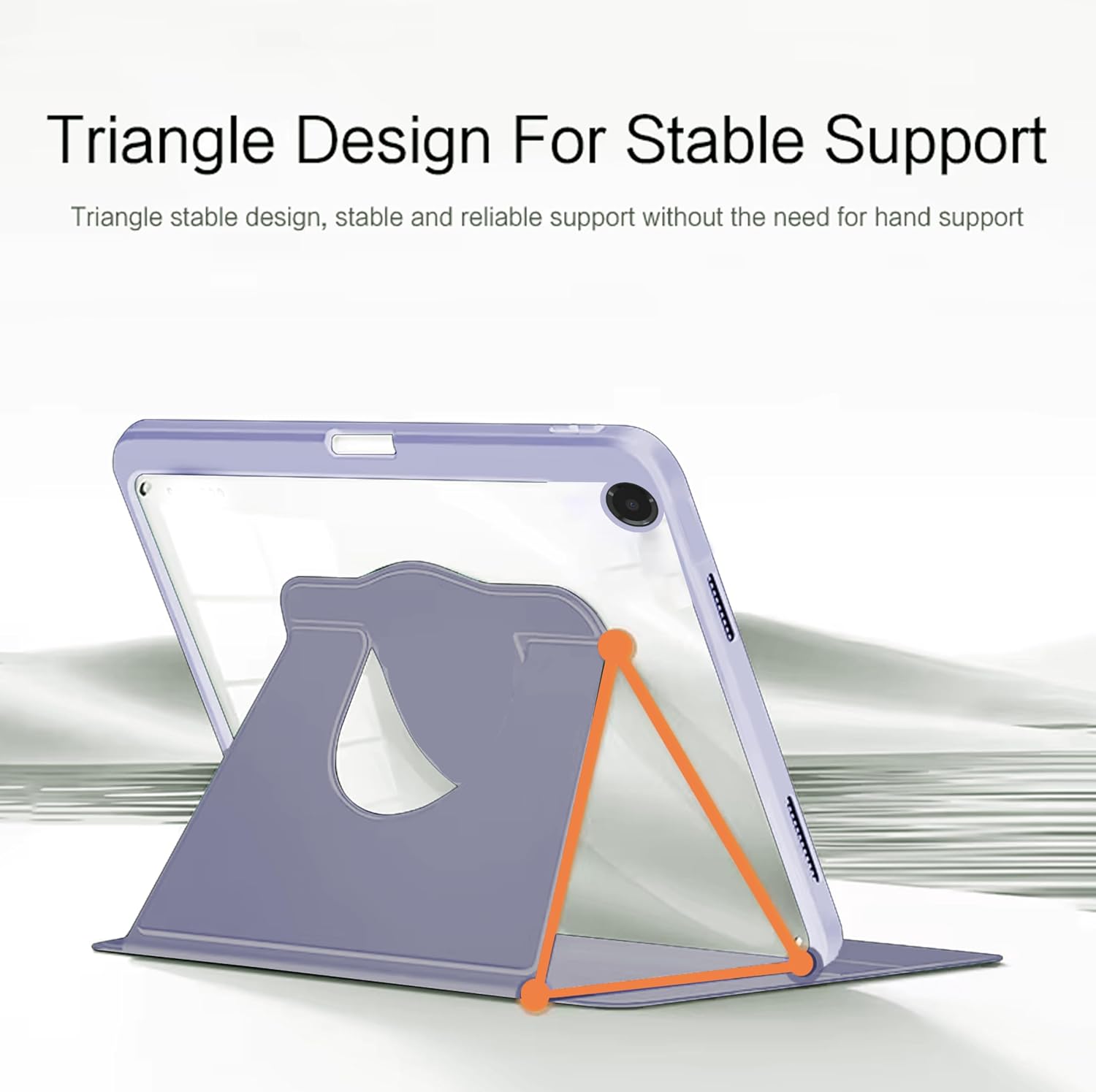 For Samsung Galaxy Tab A11+Plus/ A9+ Plus Case With Pencil Holder Rotaing Folio Leather Stand Cover