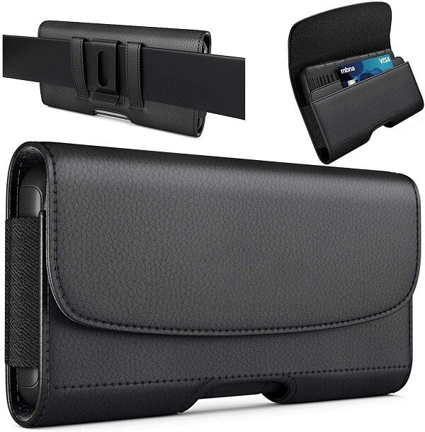 Premium Cell Phone Belt Holster Wallet Case With Belt Clip Pouch Sleeve Belt Holder Cover For Apple iPhone 14 13 12 11 Pro Max X Xs Max 8 7 6 6s Plus 5 5s SE 2020