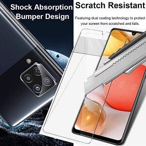 [ 2 Pack ] Samsung Galaxy A42 5G Screen Protector Anti Scratch Tempered Glass Film Guard
