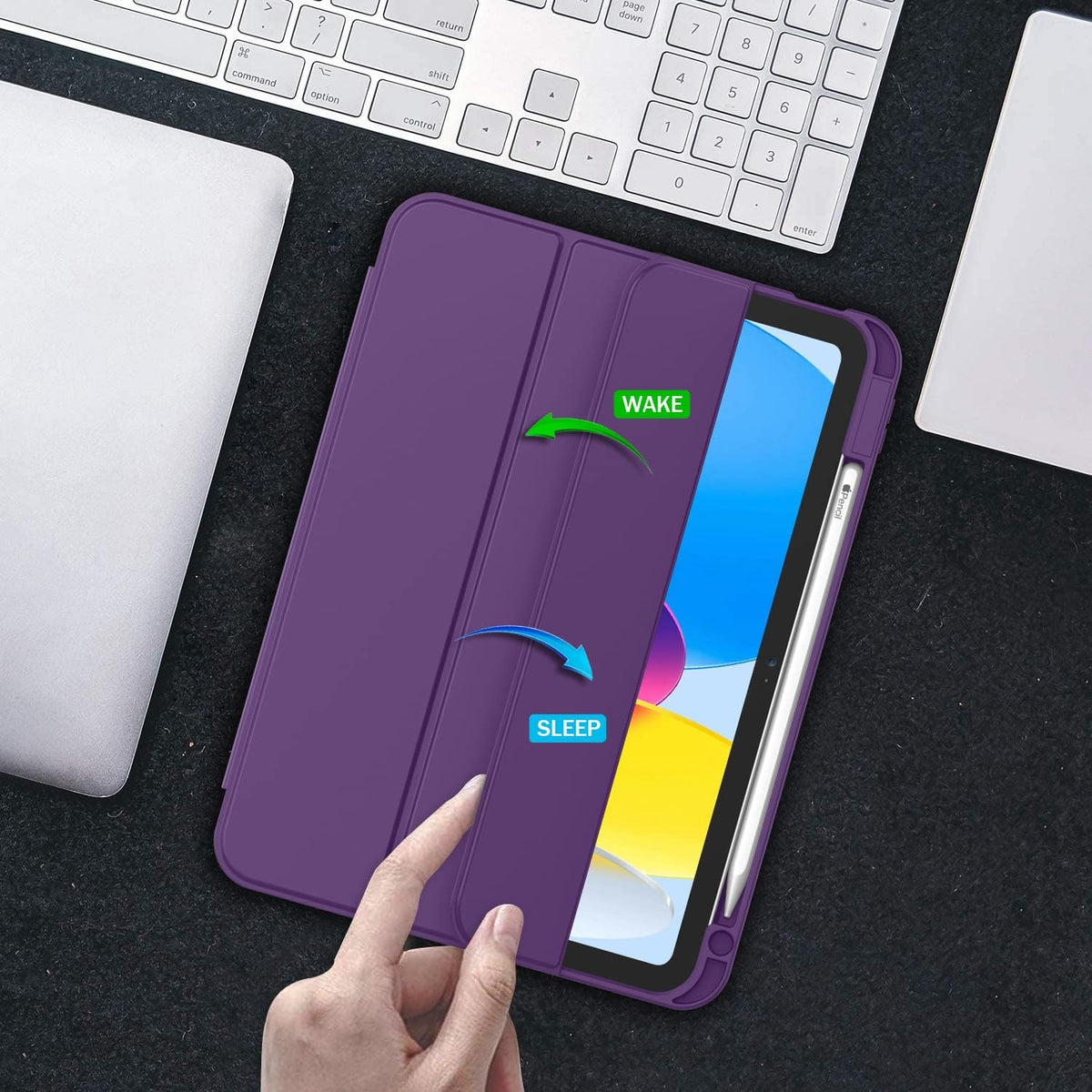 For Apple iPad 11 A16 /10th Gen 10.9 2022 Folio Smart Leather Shockproof Magnetic Stand Case Cover