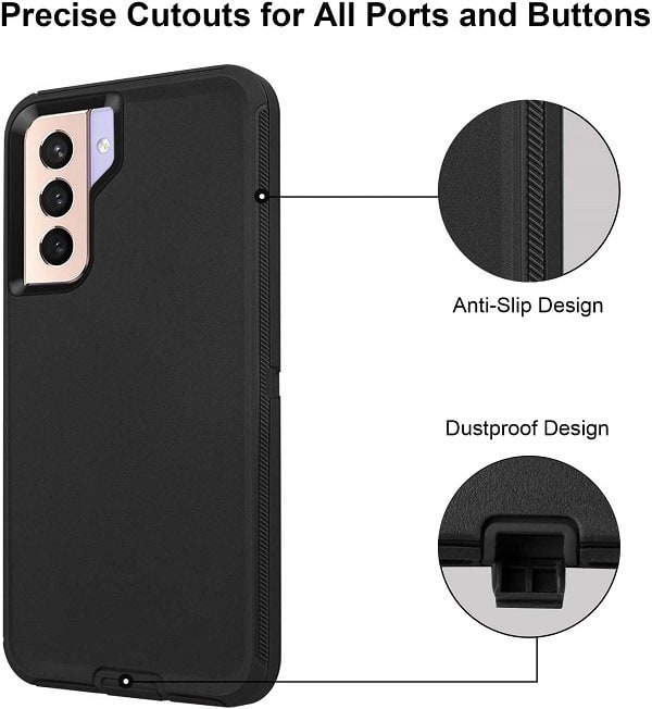 Samsung Galaxy S21 Military Grade Protection Bumper Case Cover