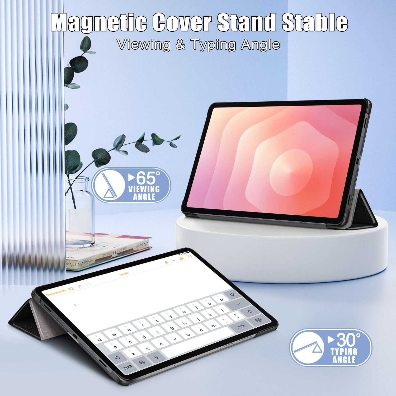 For Samsung Galaxy TAB S11 Folio Smart Leather Magnetic Stand Case Cover