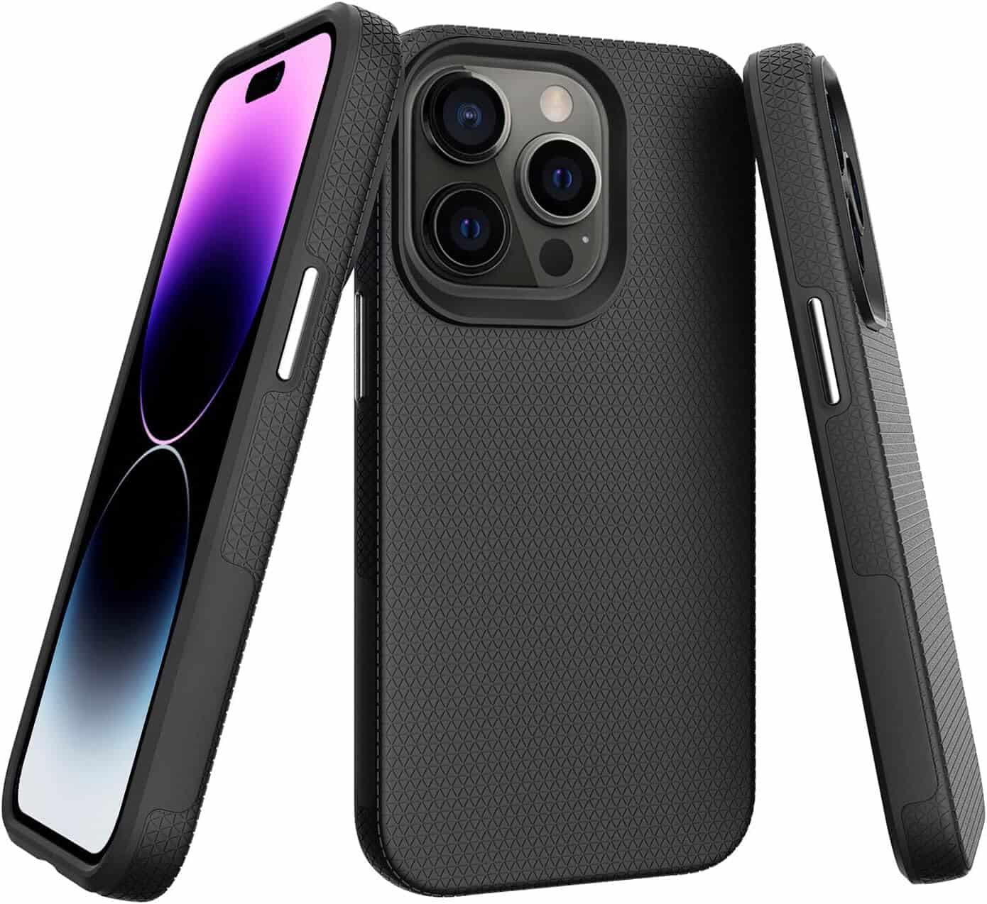 Triangle For iPhone 15/15 Pro/15 Pro Max /15 Plus Shockproof Case Rugged Heavy Duty Armor Rugged Bumper Anti Knock Back Apple Cover
