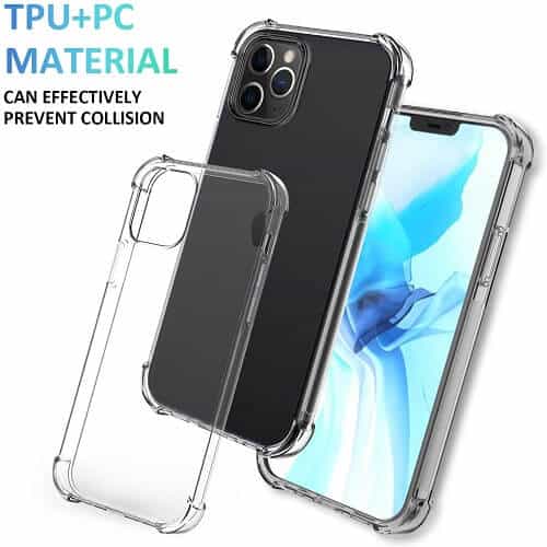 For Apple iPhone 12/ 12 Pro/ 12 Pro Max/ 12 Mini SupRShield Clear Case Shockproof Tough Gel Clear Transparent Air Cushion Cover