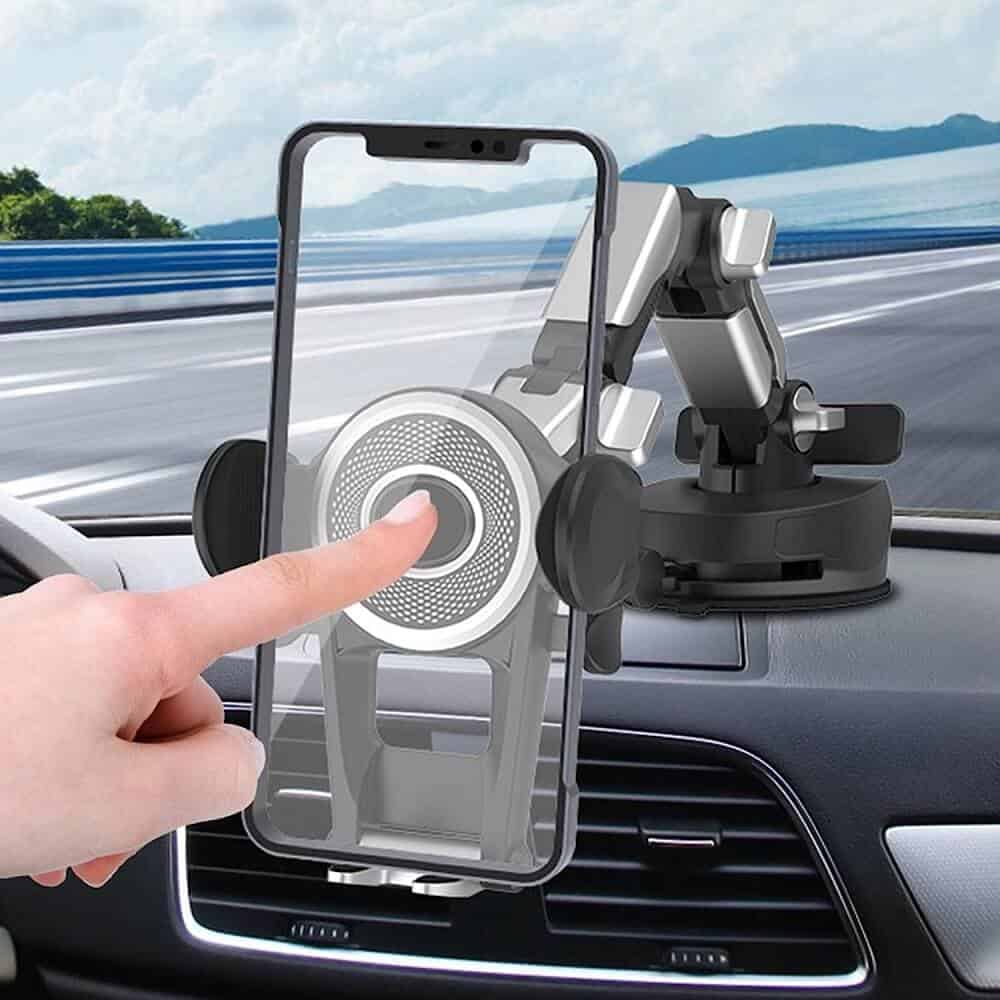 For Truck /Car Telescopic Rotatable Cell Phone Mount Holder With Long Arm For Dashboard /Windshield