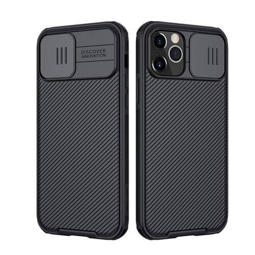 Nillkin Apple iPhone 12 Pro Case, CamShield Series Slim Stylish Protective Case With Slide Camera Cover - Black