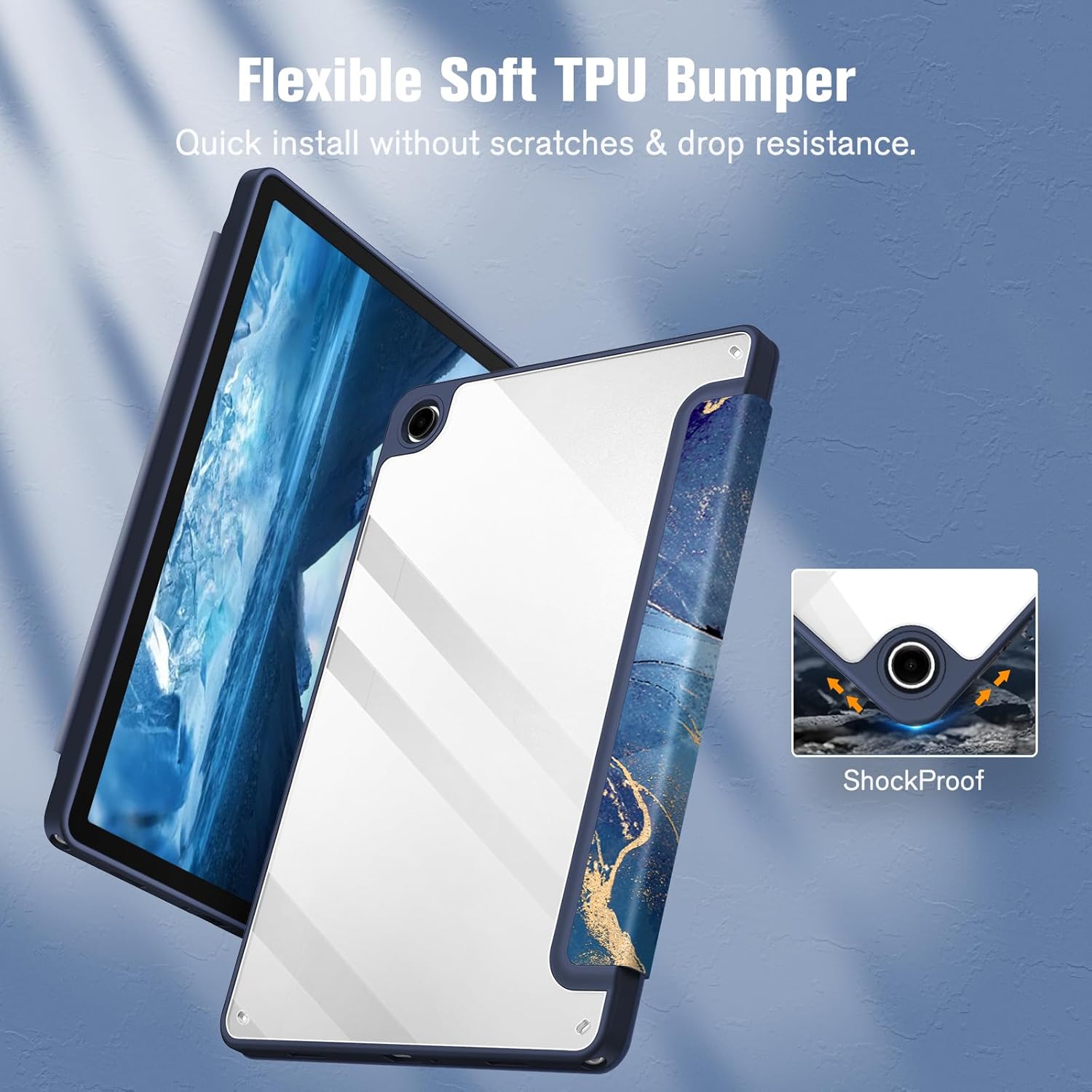 For Samsung Galaxy Tab A11+ Plus New Folio Smart Leather Magnetic Stand Case Cover