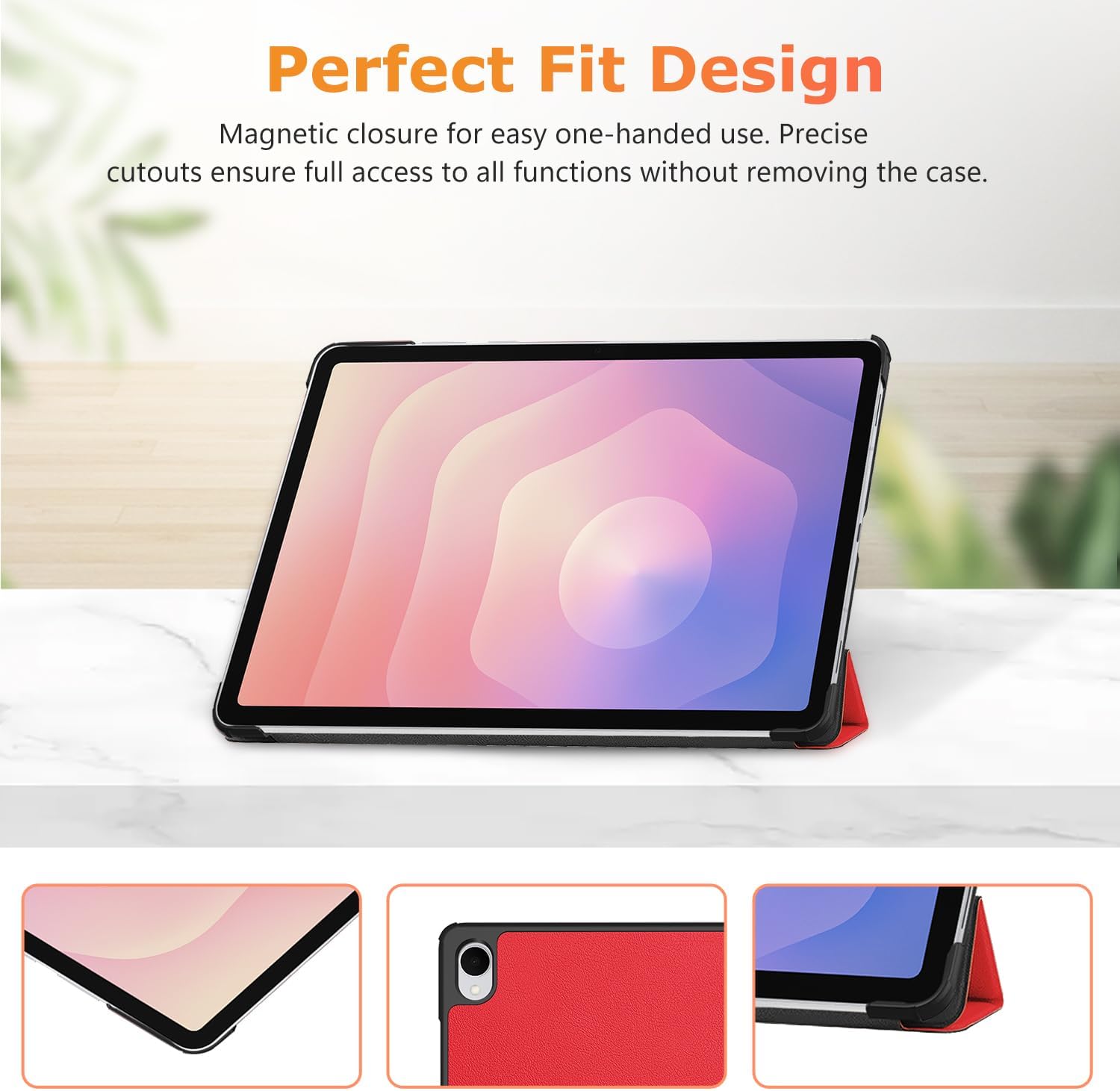 For Samsung Galaxy TAB S11 Folio Smart Leather Magnetic Stand Case Cover