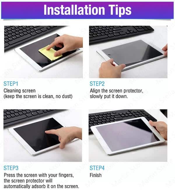 (2 Pack) For Apple iPad 10.2 inch 9th/8th/7th Gen GlassPro+ Tempered Glass LCD Screen Protector Film Guard
