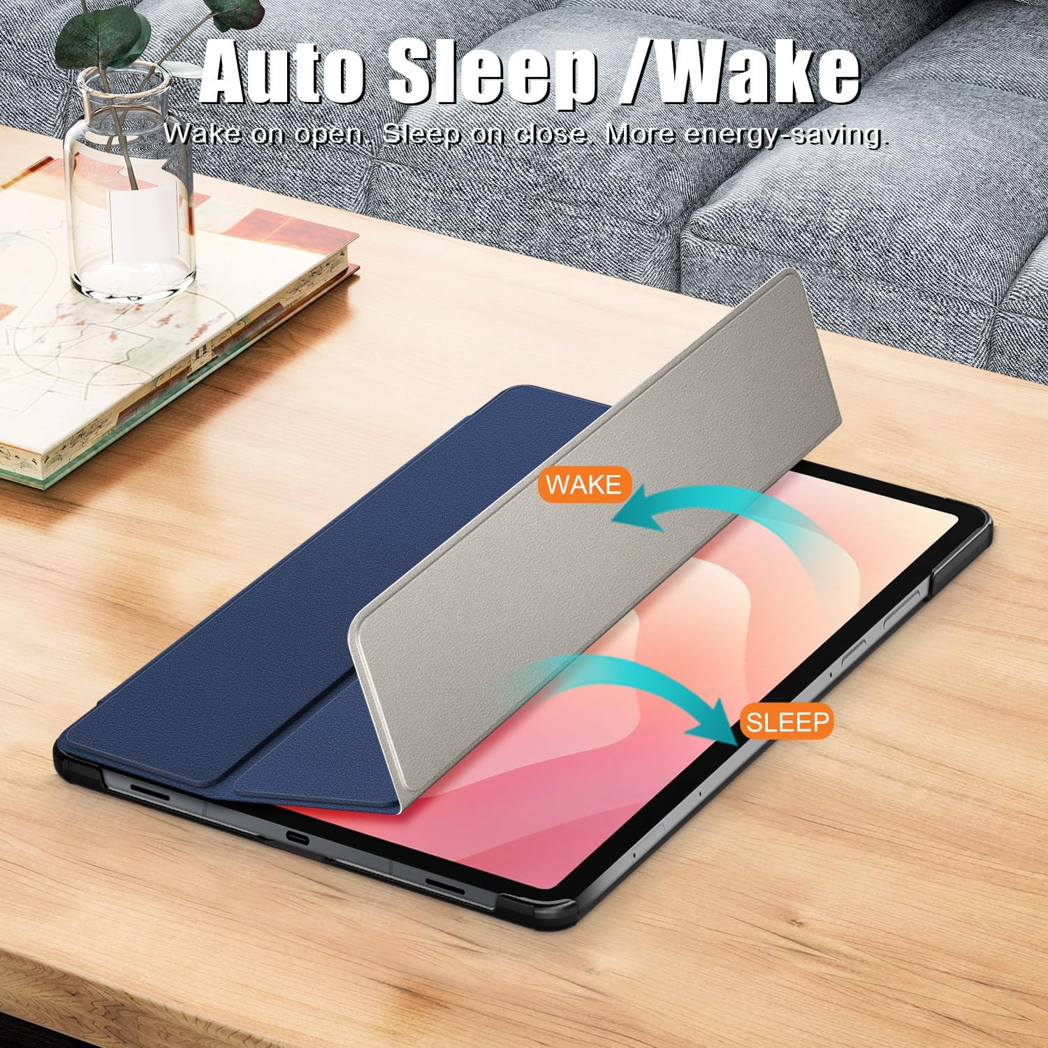 For Samsung Galaxy TAB S11 Folio Smart Leather Magnetic Stand Case Cover